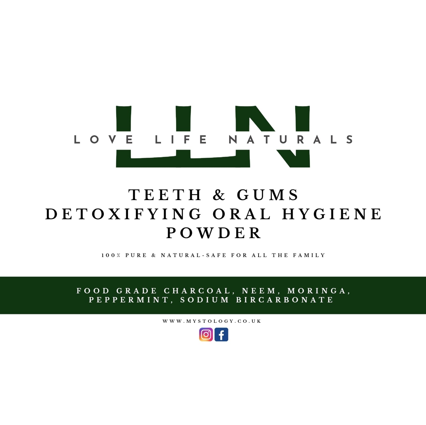 Oral Care: Teeth & Gums - Detoxifying Oral Hygiene Powder
