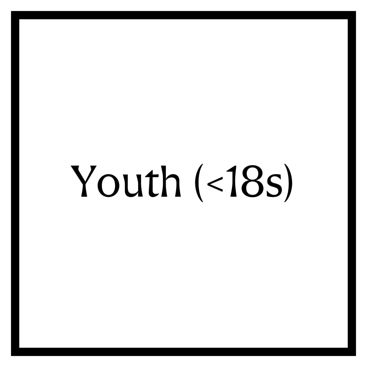 Youth (under 18s)