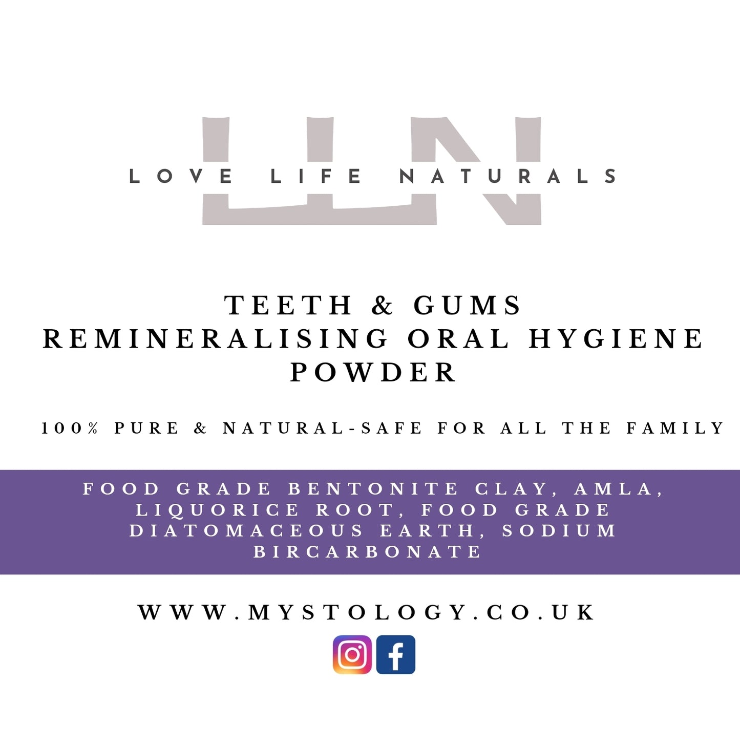 Teeth & Gums - Remineralising Oral Hygiene Powder