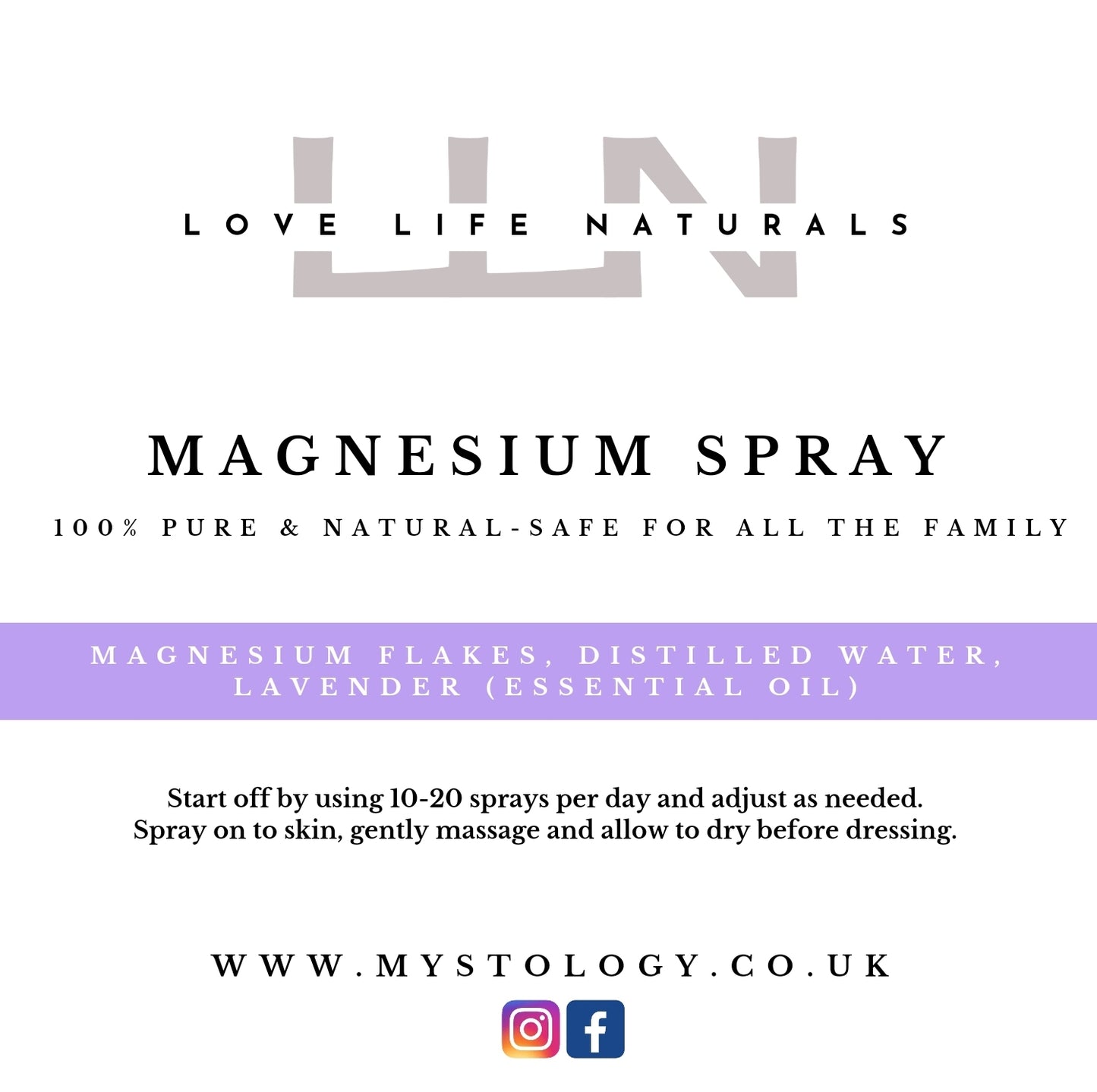 Magnesium spray