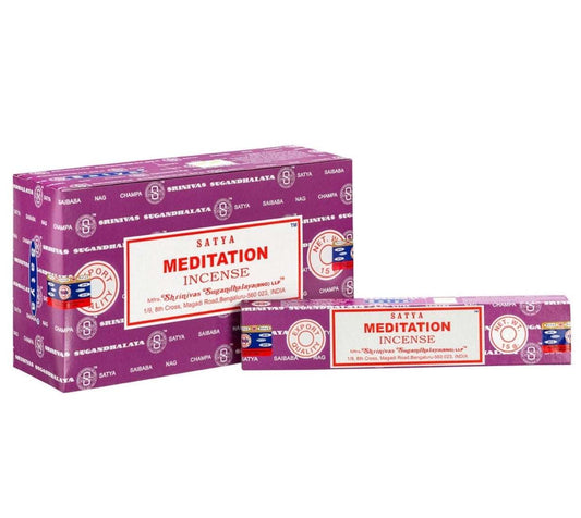 MEDITATION INCENSE STICKS BY SATYA