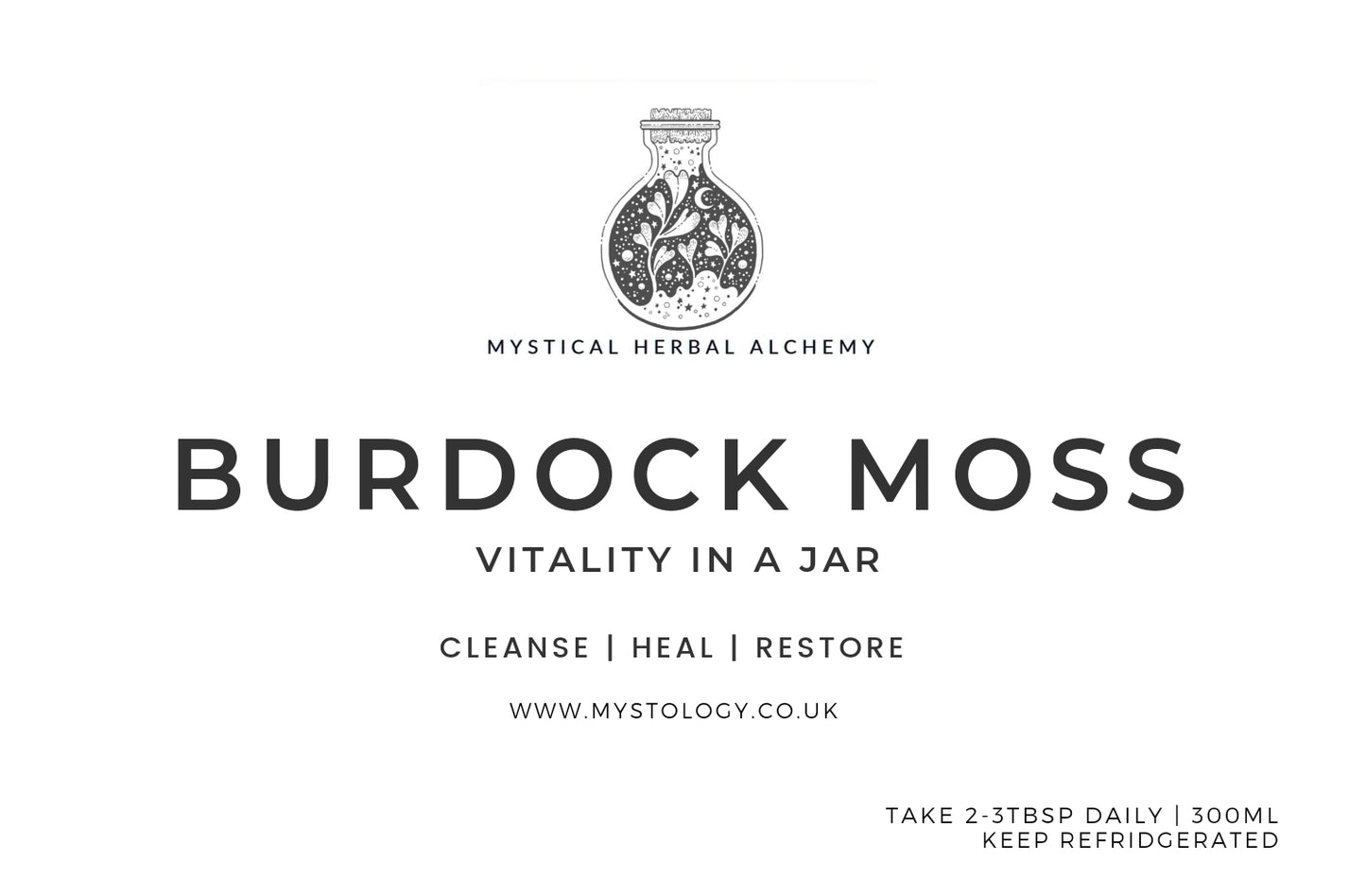 Burdock Moss Gel