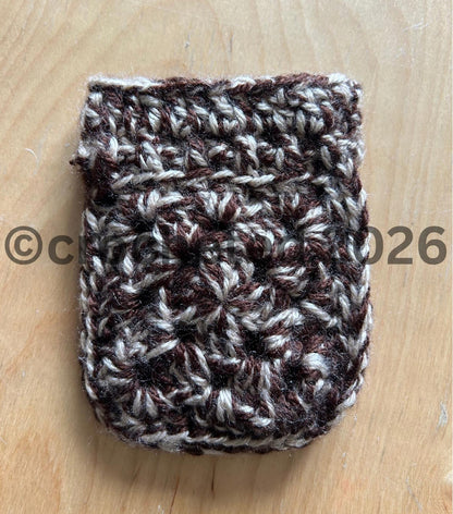 Choco Swirl | drawstring pouch