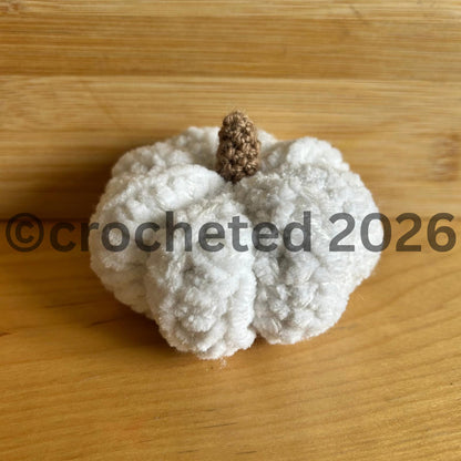 White Pumpkin Plush | fall decor