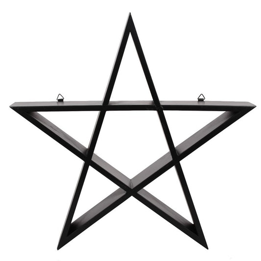 Black Framed Pentagram Shelf