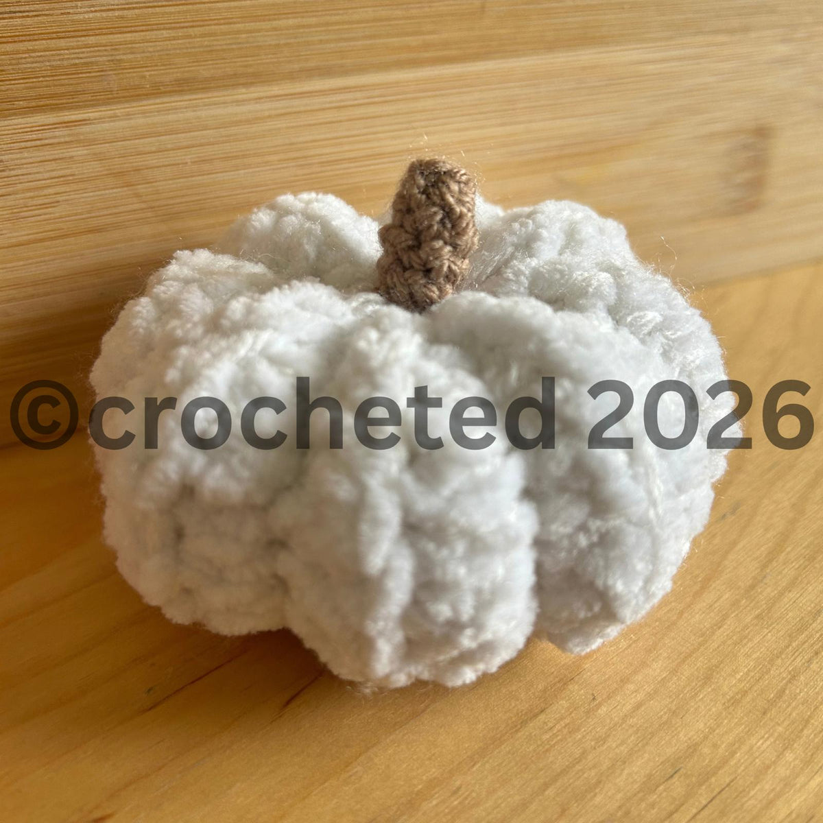 White Pumpkin Plush | fall decor