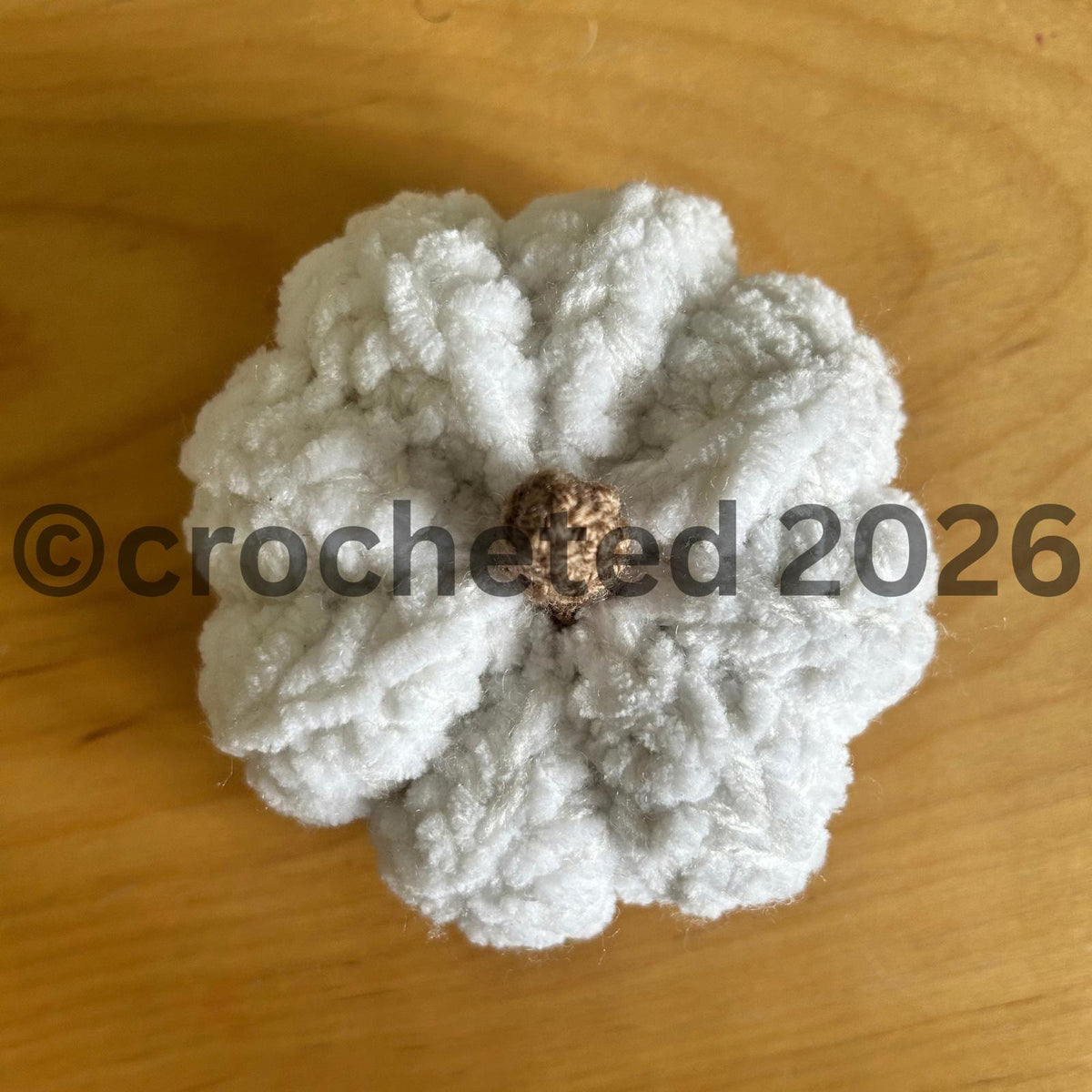 White Pumpkin Plush | fall decor